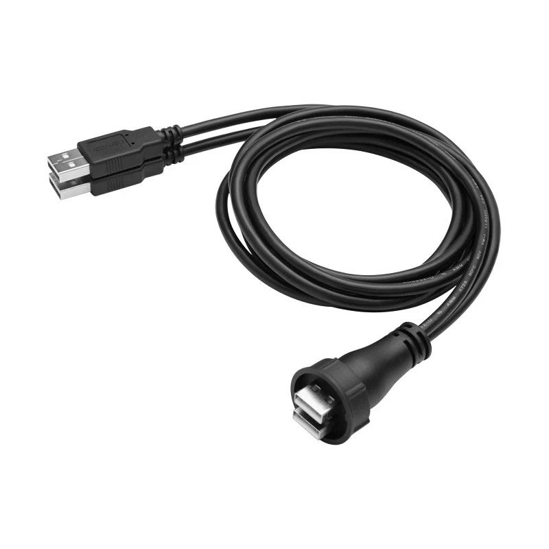 Bluejw Dual USB 3.0 Male to Female Extension Cable for Car Marine Truck Bus - USB Port Adapter Cord - Automobile Chargers Compatible - Image 3